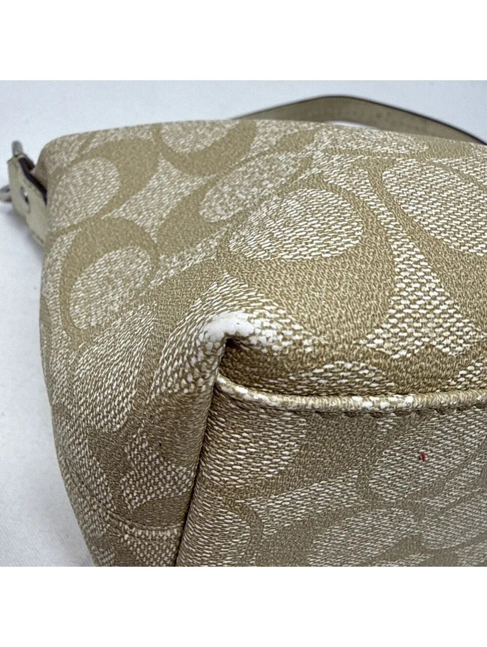 Coach Signature Stripe Demi Bag Small